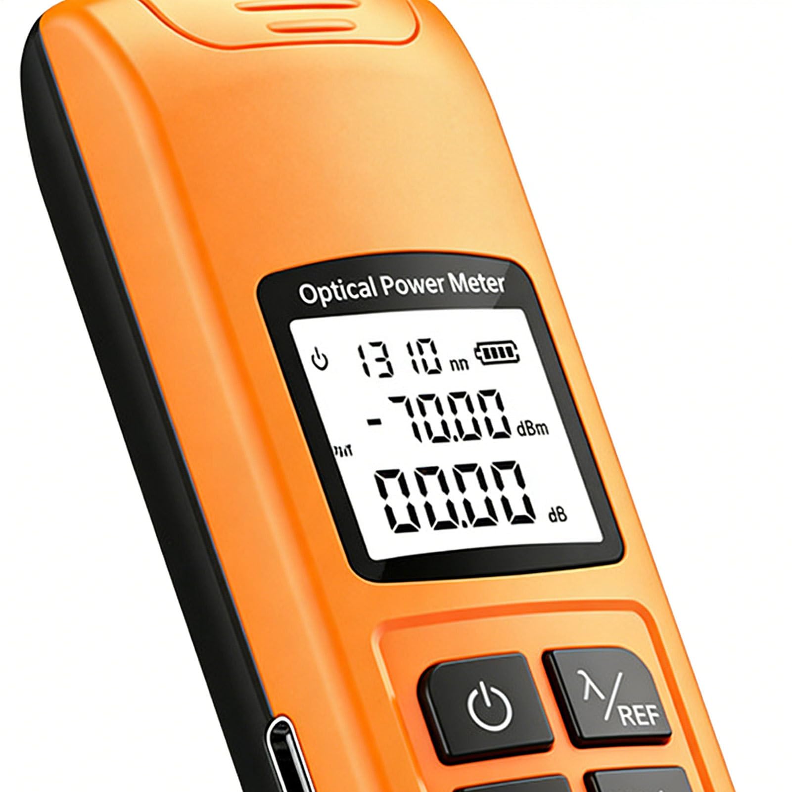 Fibre Optique Testeur | Outils Réseau Rechargeables avec Lumière LED | Mesureur de puissance réseau fibre optique - pour Interfaces SC FC ST, Techniciens FTTH, CATV, Centres de Données