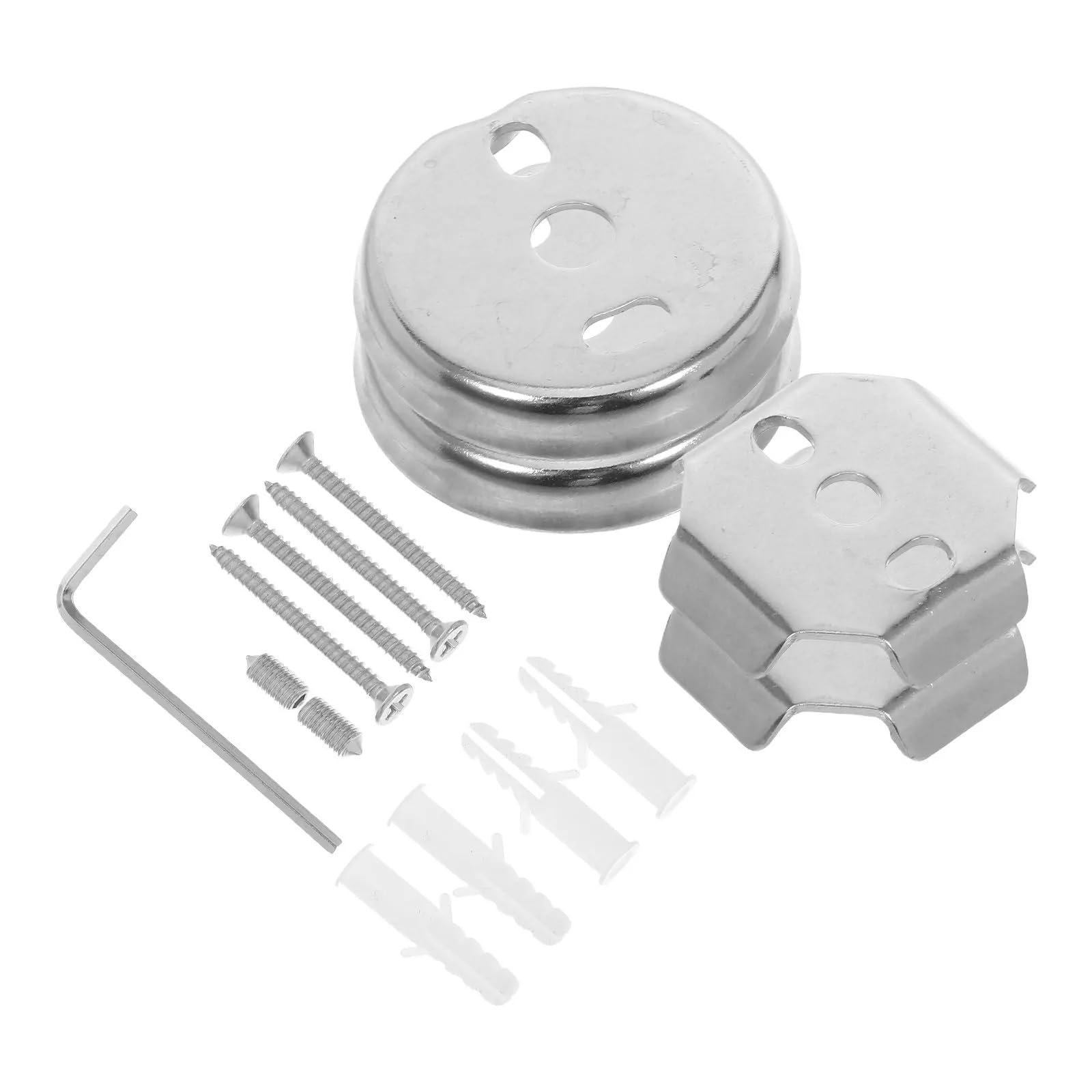 Towel Bar Replacement Parts Bathroom Hardware Towel Bar Replacement Parts Stainless Steel Mounting Bracket(15pcs)