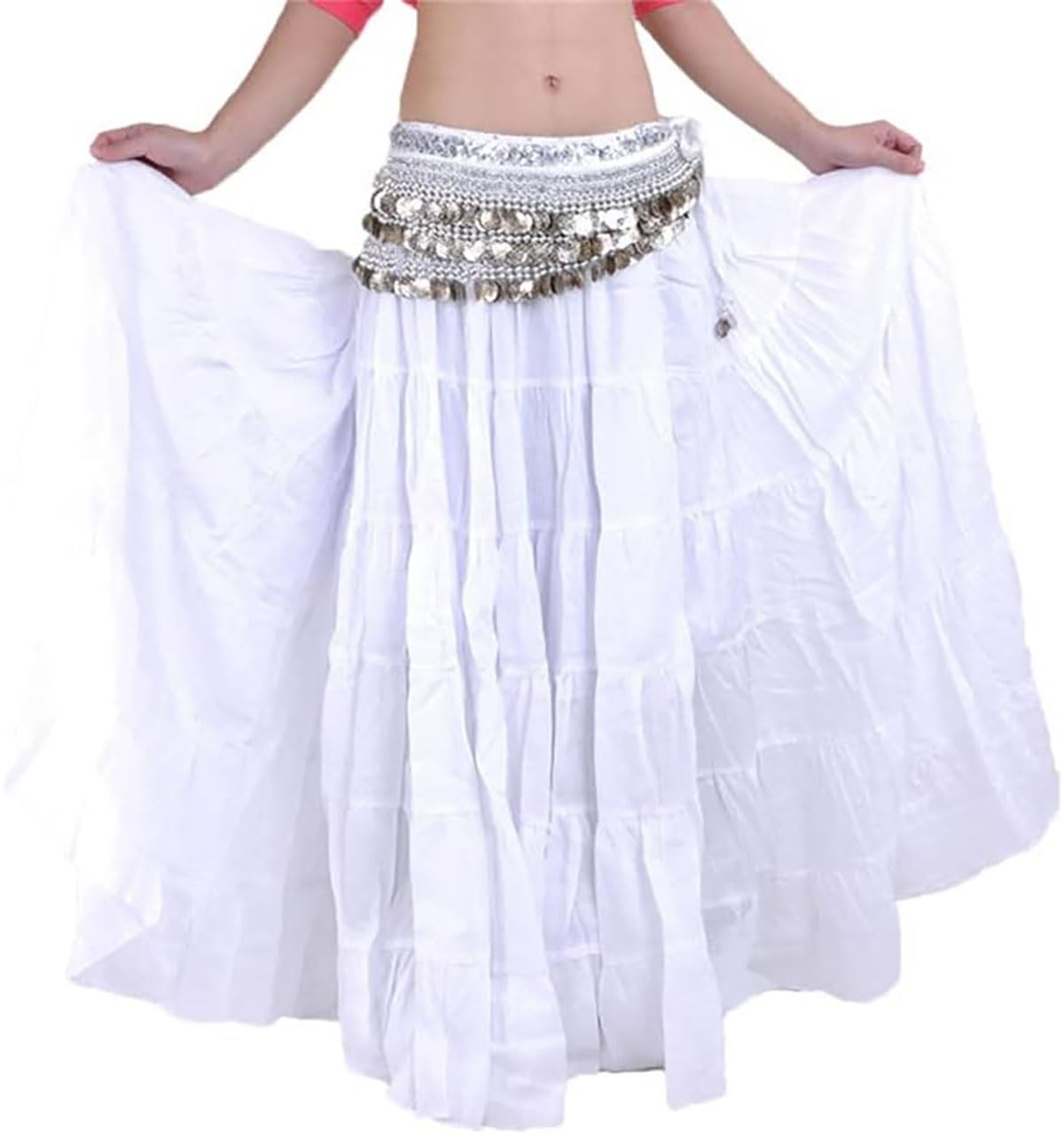 Gonna Foderata Di Danza Del Ventre Gialla - 35,90 - Foto 5