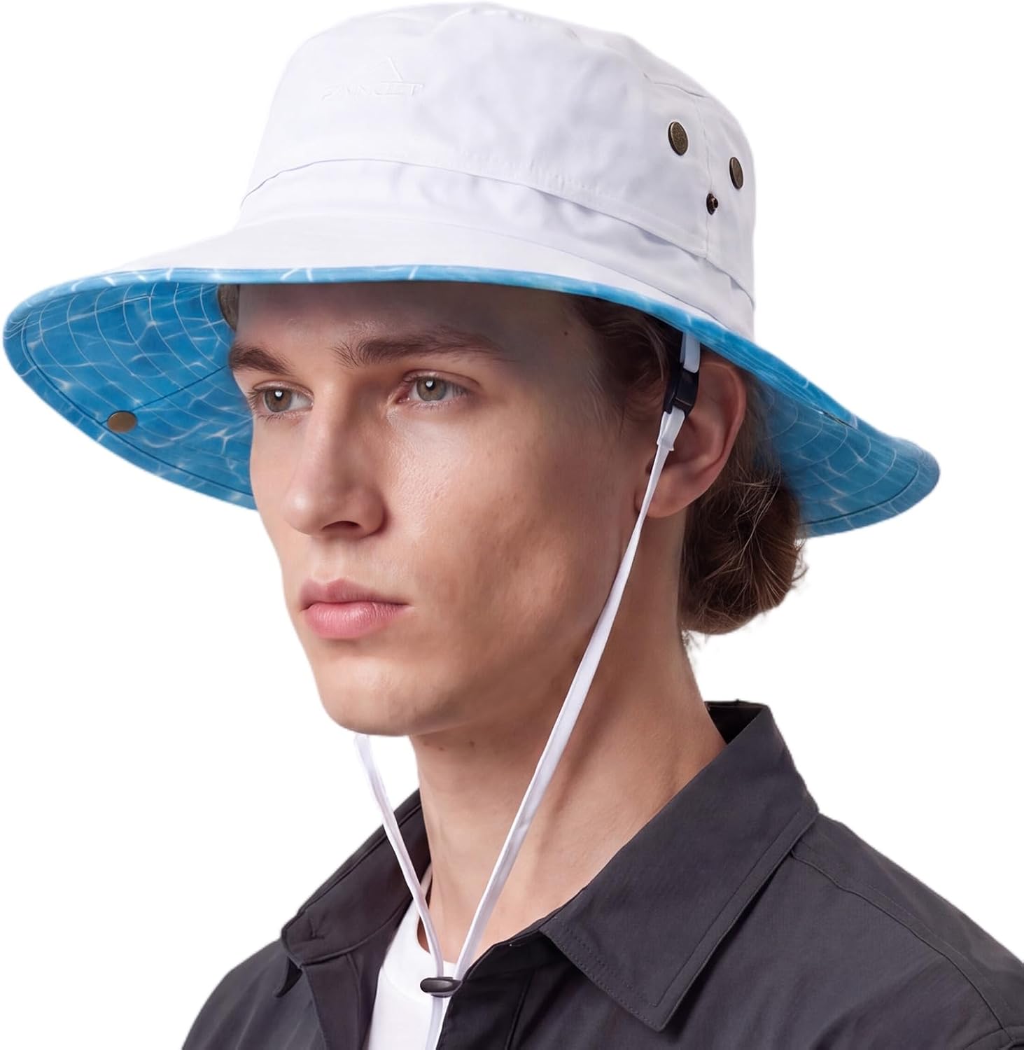TOP-EX UVCoolix™ Cooling Touch Breathable UPF50+ Waterproof Wide Brim UV Protection Sun Hats Big Head XL XXL