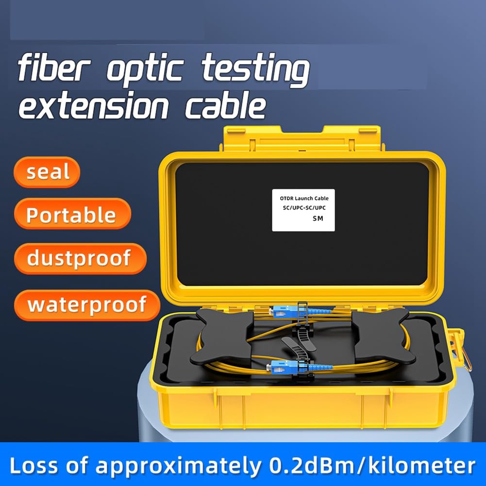 Startkabelbox Faser Optik OTDR Dead Spot Eliminator Ring 150m Sender Kabelbox LC/UPC-LC/UPC