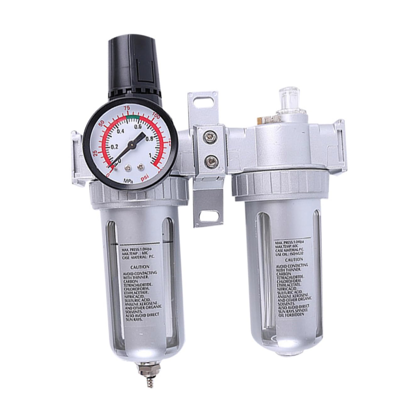 Sfc400 Regolatore Compressore d'Aria Separatore/Acqua Regolatore per Utensili Pneumatici e Compressori per da Te
