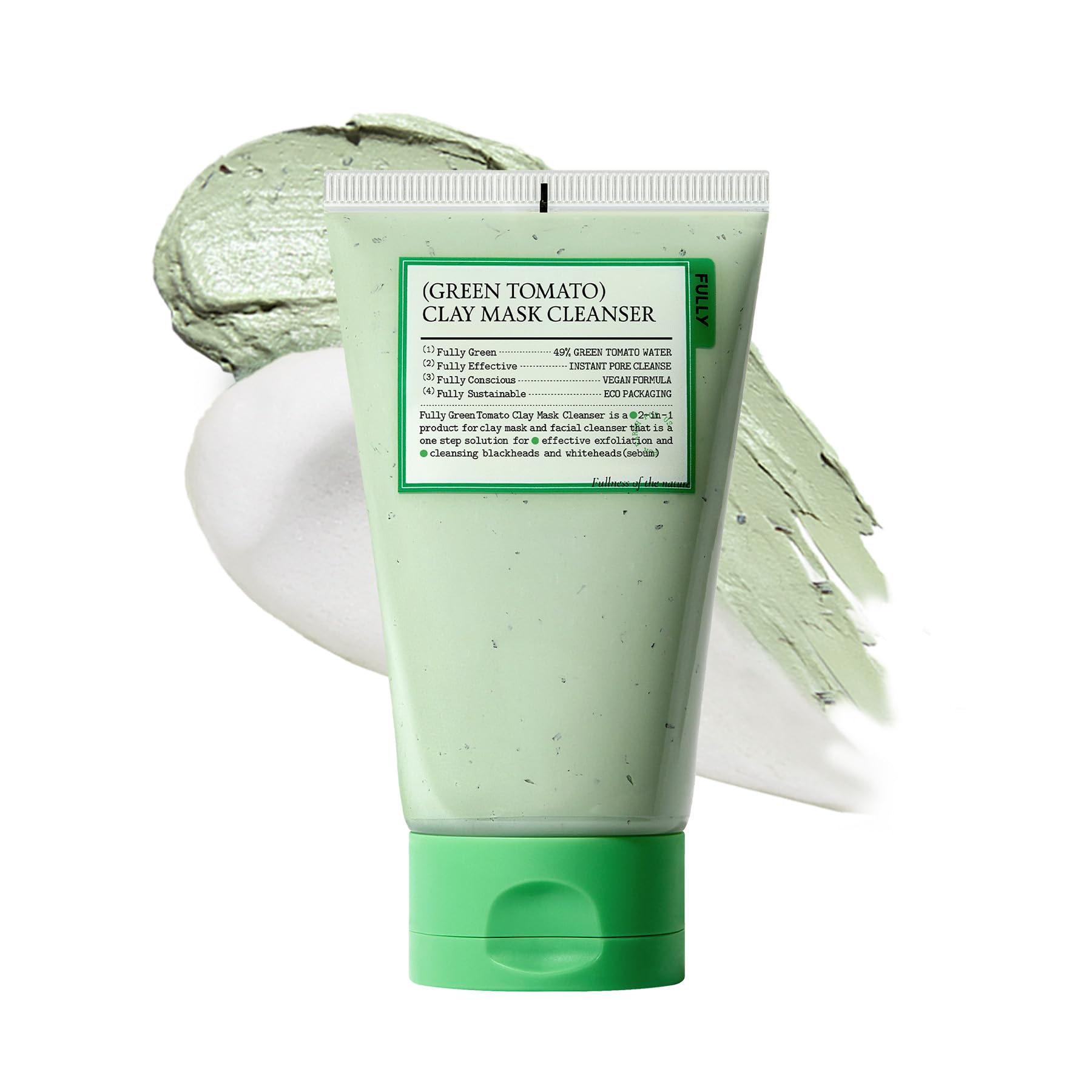 フリー(FULLY) グリーントマト クレイマスククレンザー 120ml 洗顔フ…