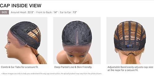 Miniatura 2 de FreeTress Peluca de encaje frontal HD igual a nivel - KAMALA (FFCREAM)