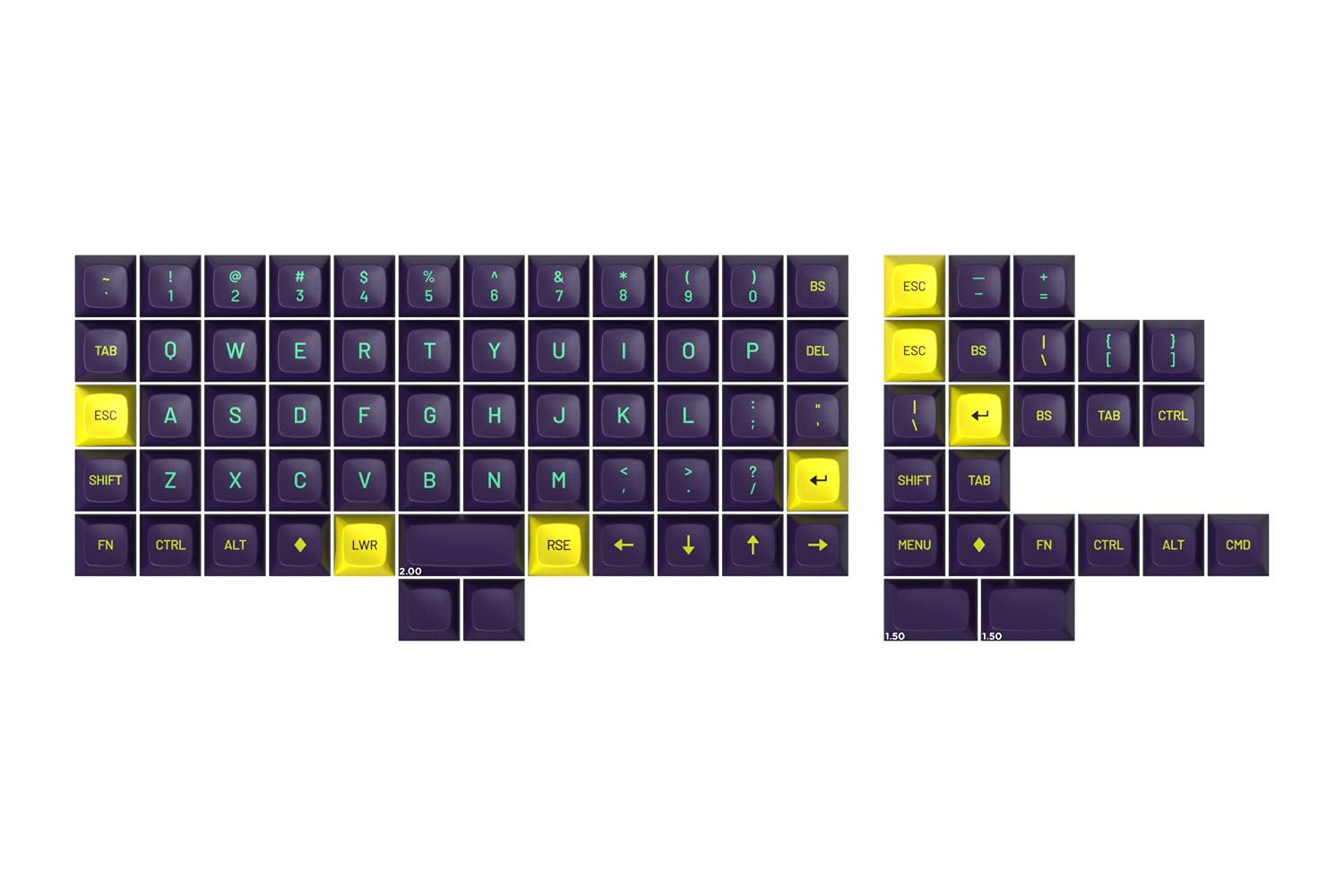 Amazon.co.jp: DROP + MiTo MT3 サイバーカスタムキーキャップセット