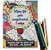 When Life Gets Complicated, I Wine - Funny Adult Coloring Book - Includes 12 Colored Pencils - Perfect White Elephant, Novelty Gift, or Gifts for Women Friends