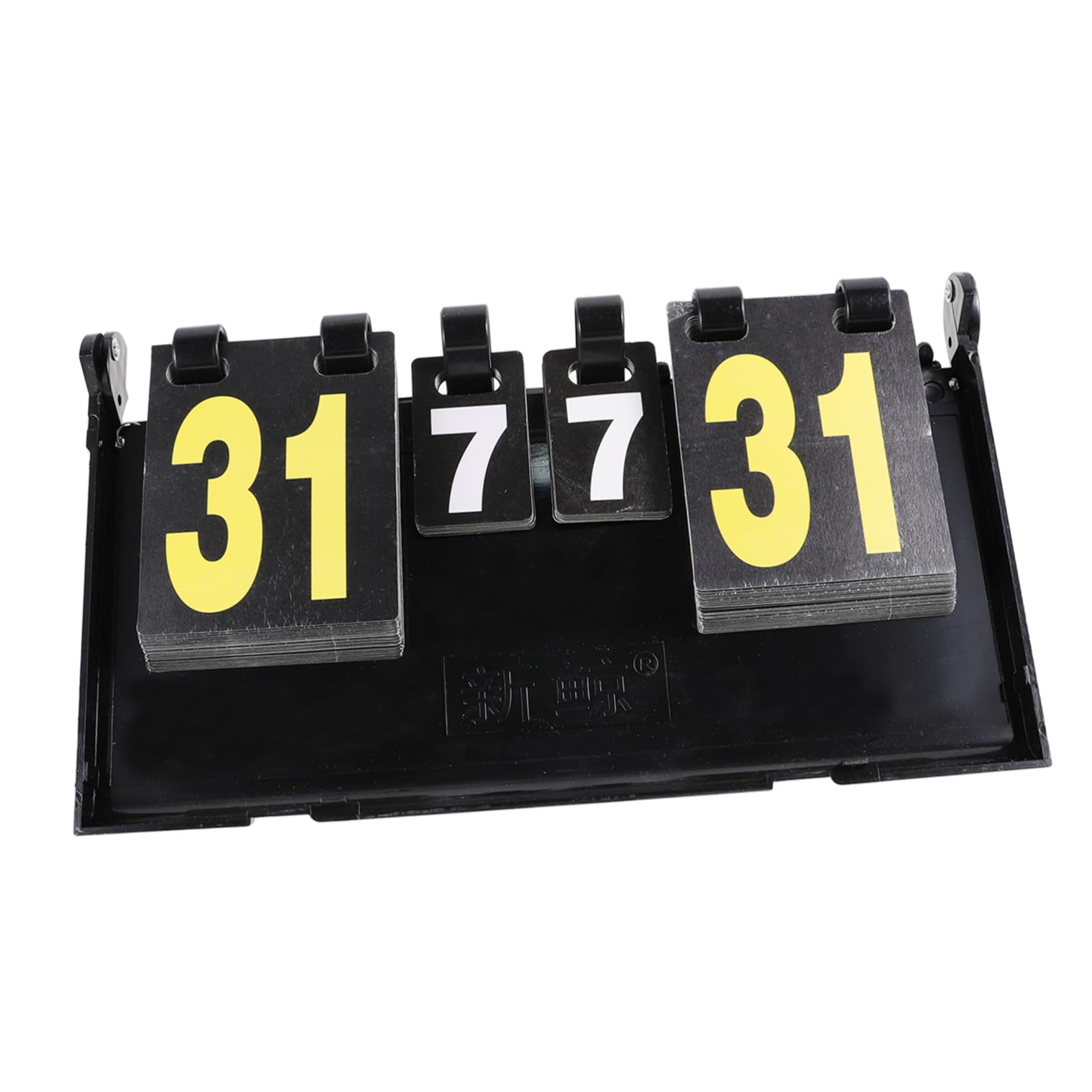 BESPORTBLE 4- Table Tennis Scoreboard Basketball Game Supplies Sporting Supplies Score Flipper Scoreboard Score