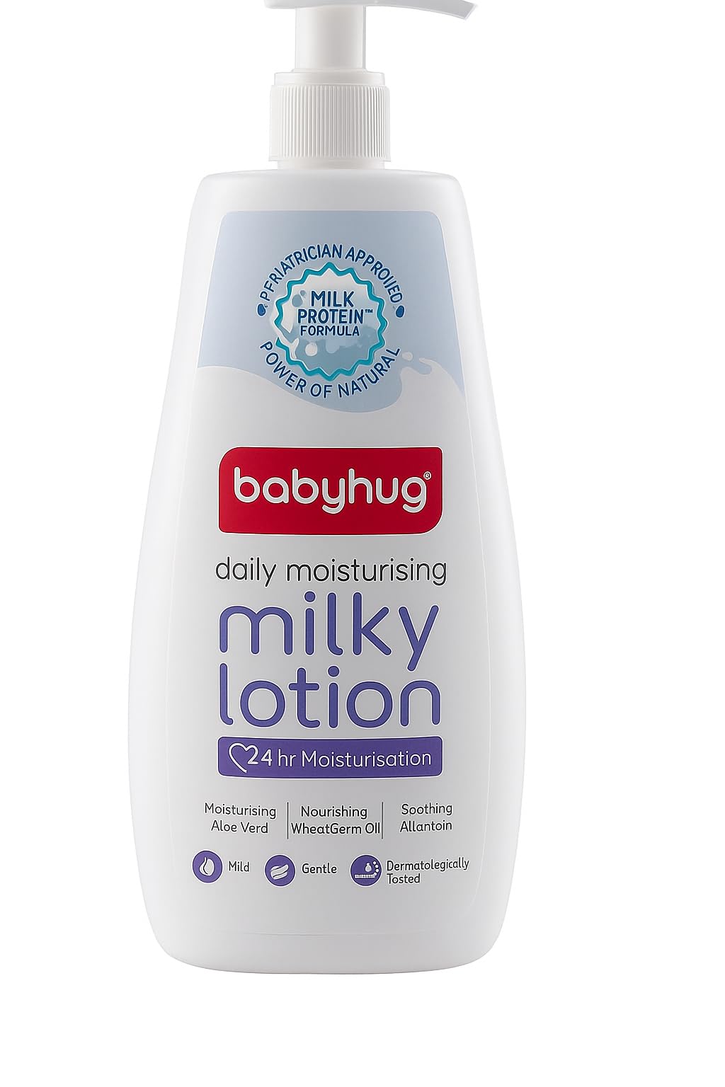 Babyhug Milk Protein Formula Daily Moisturising Milky Lotion Mild & Gentle Formula For Newborn Baby - 400 ml-image-19