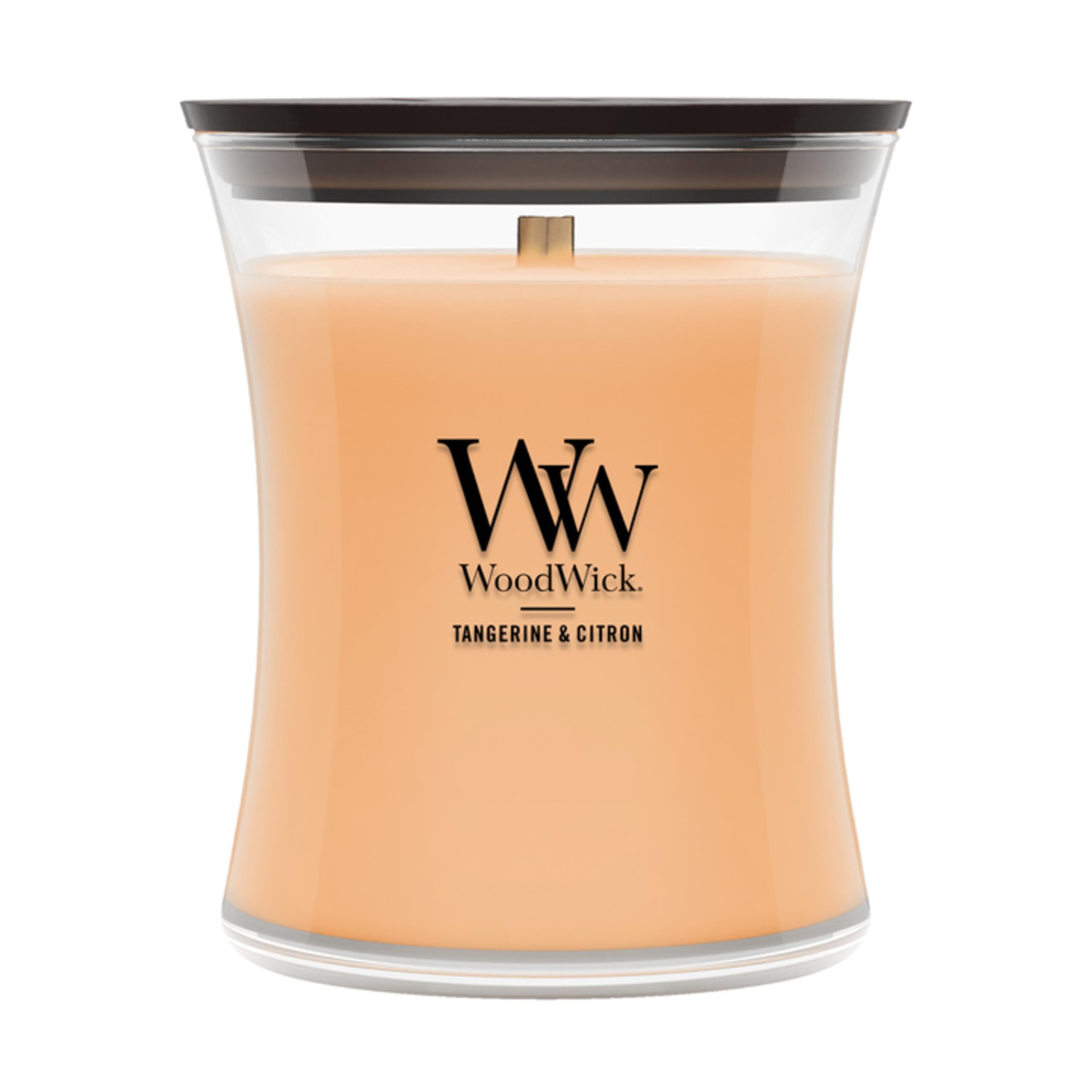 WoodWick Tangerine &amp; Citron Scented Candle, Crackling Wick, 9.7oz