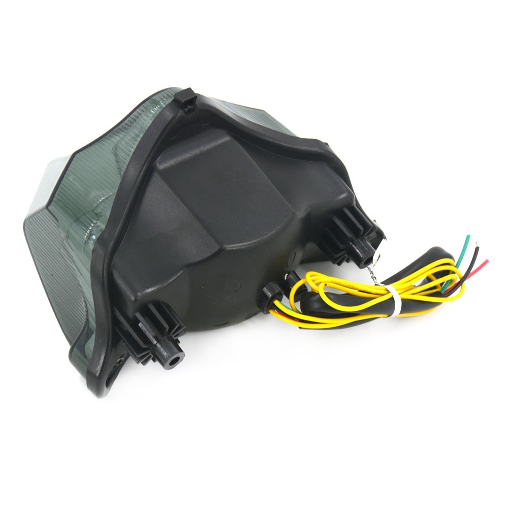 Luce Freno a LED per Moto Indicatore di direzione Posteriore Fanale Posteriore Fanale Posteriore per FZ6 Fazer 600 2004-2009