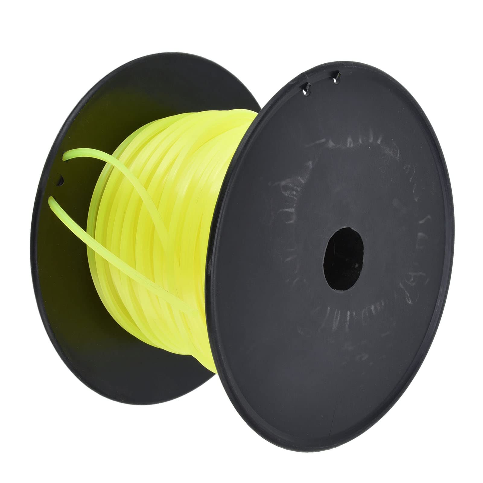Wakects Filo per Decespugliatore da 3 Mm Filo per Decespugliatore in Nylon per Tosaerba Quadrato Giallo per per Taglio di da Giardino Ed Erbacce (50 m / 164 Piedi)