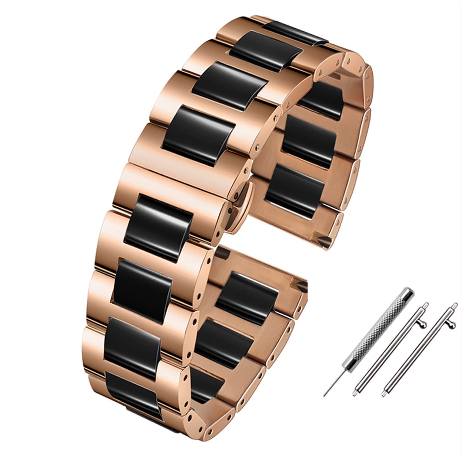 Pasek do smartwatcha 20 mm, 22 mm, ceramiczny pasek do zegarka Samsung Gear S2, S3, S4, zapasowy pasek do Huawei Watch 2 Pro GT2 Magic Bands