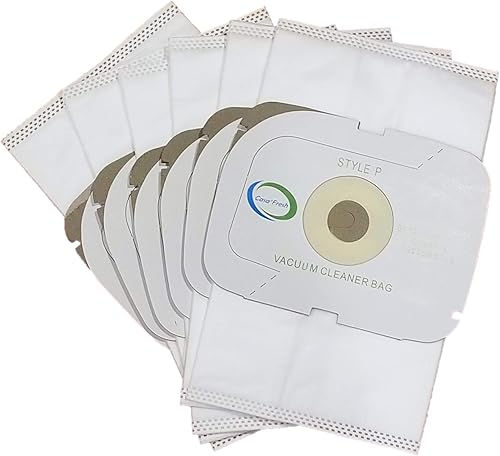 6 bolsas de vacío HEPA estilo P de repuesto. Compatible con aspiradora Aerus Lux Guardian Platinum Canister.