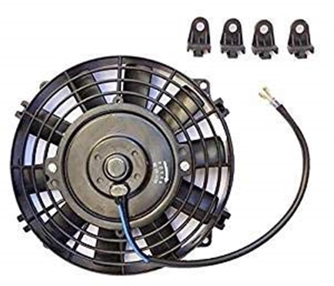 Amazon | (mind items) 8インチ 汎用 電動ファン 薄型 プッシュ