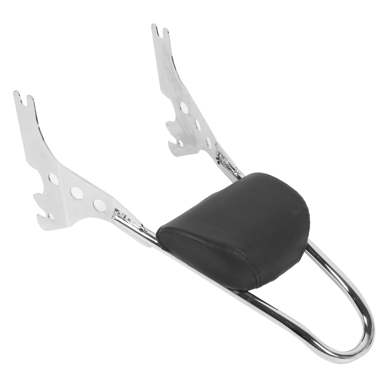 Cocoarm Zdejmowany Drążek Oparcia Motocykla z podkładką Oparcia Stalowy Drążek Sissy 20,1 Cala Łatwa Instalacja Ergonomiczne Wsparcie do Jazdy dla XL883R XL1200R XLH883 04-19 (Chrom)