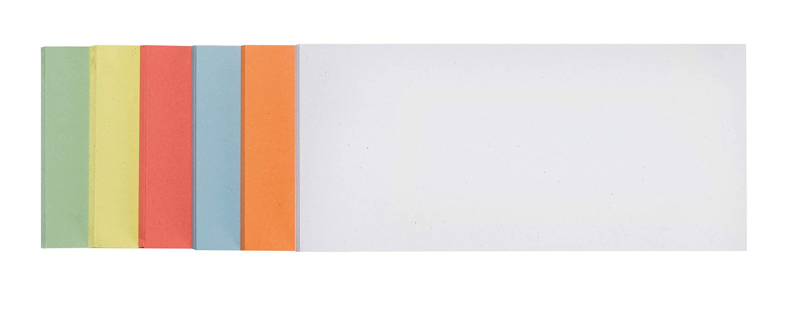 FRANKEN Presentation Cards Rectangle 205 x 95 mm Pack of 500 Ideal for Meetings Training Training Office Hotel Teachers Metaplan Cards Colourful UMZ 1020 99