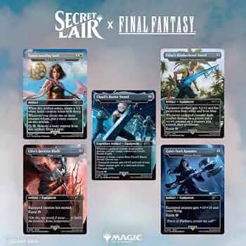 Secret Lair x FINAL FANTASY foil英語3種セット Amazon.com: Magic the Gathering Secret Lair x Final Fantasy: Game