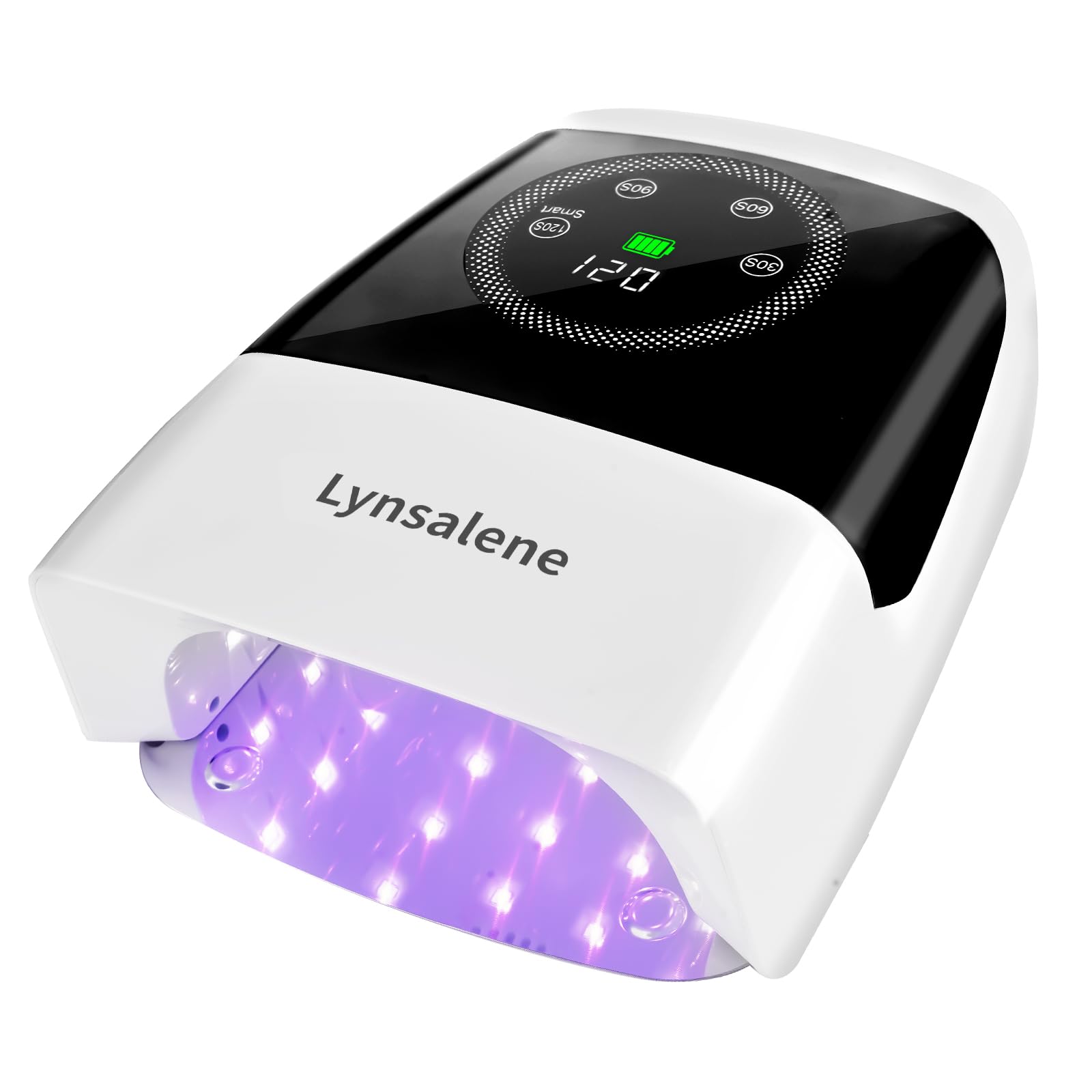 132W UV LED Nail Lamp,Rechargeable Nail Dryer for Gel Nails