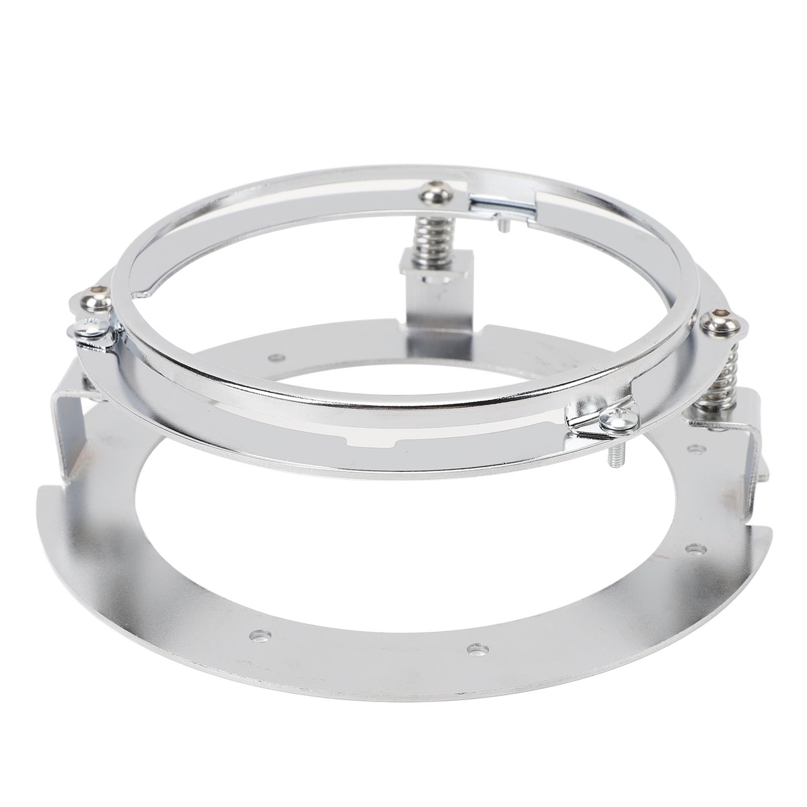 Anillo de Soporte de Montaje Universal para Faros Delanteros de 5,75 Pulgadas, Soporte de Hierro para Motocicletas y Automóviles, Estable y Firmemente Fijado con Resorte