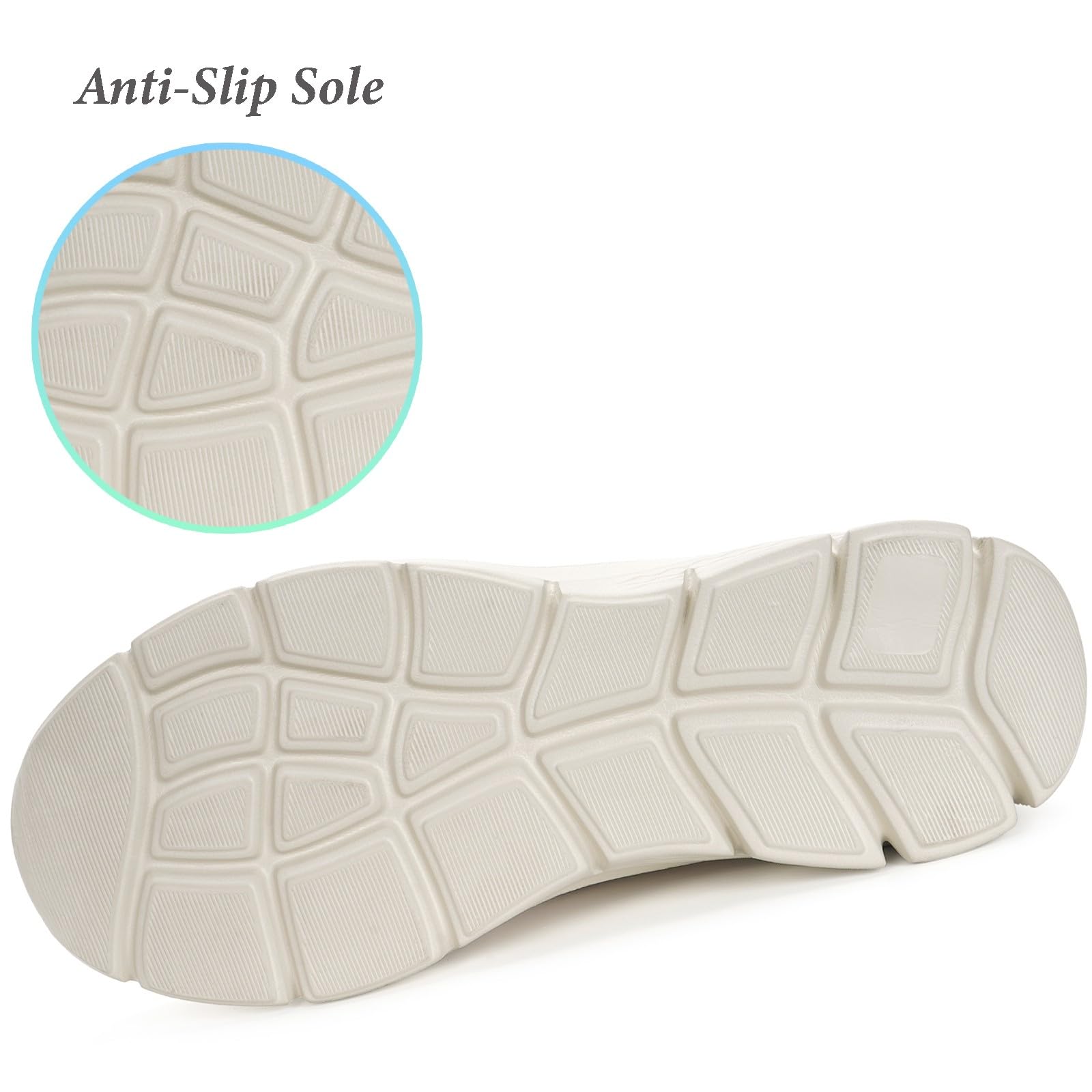 ZUSERIS Sneaker da Donna Uomo Slip in Scarpe da Camminata Ginnastica Corsa Sportive Passeggio Knit Comodo 36-46