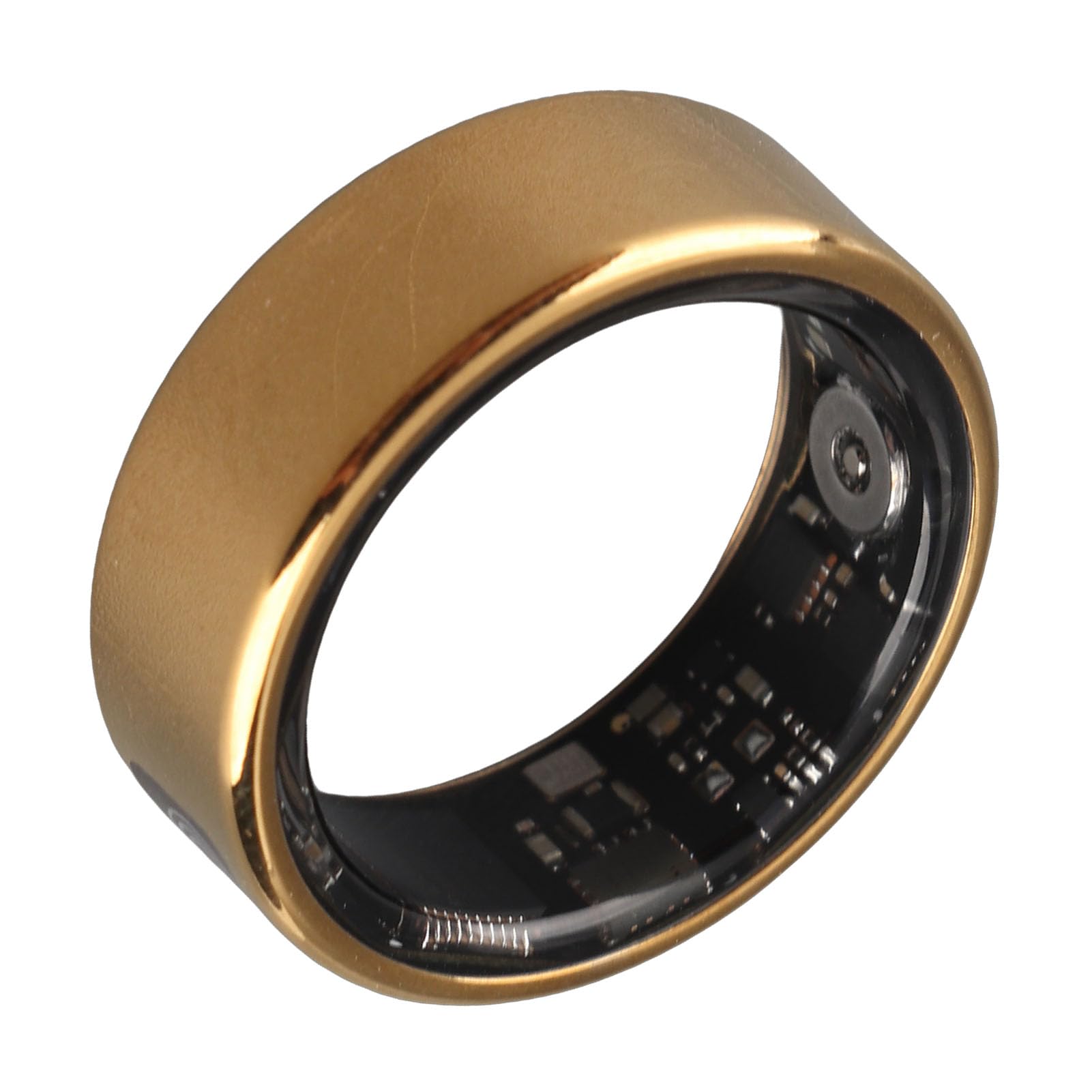 Bague Intelligente avec étui de Chargement IP68, Tracker d'activité, podomètre, Moniteur de fréquence Cardiaque pour Hommes et Femmes, Montre Intelligente de Sport en Acier (#9)