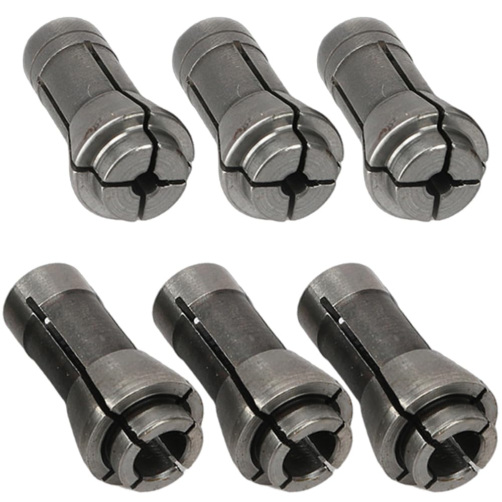 6 Pack Die Grinder Collet, Grinding Machine Clamping Collet