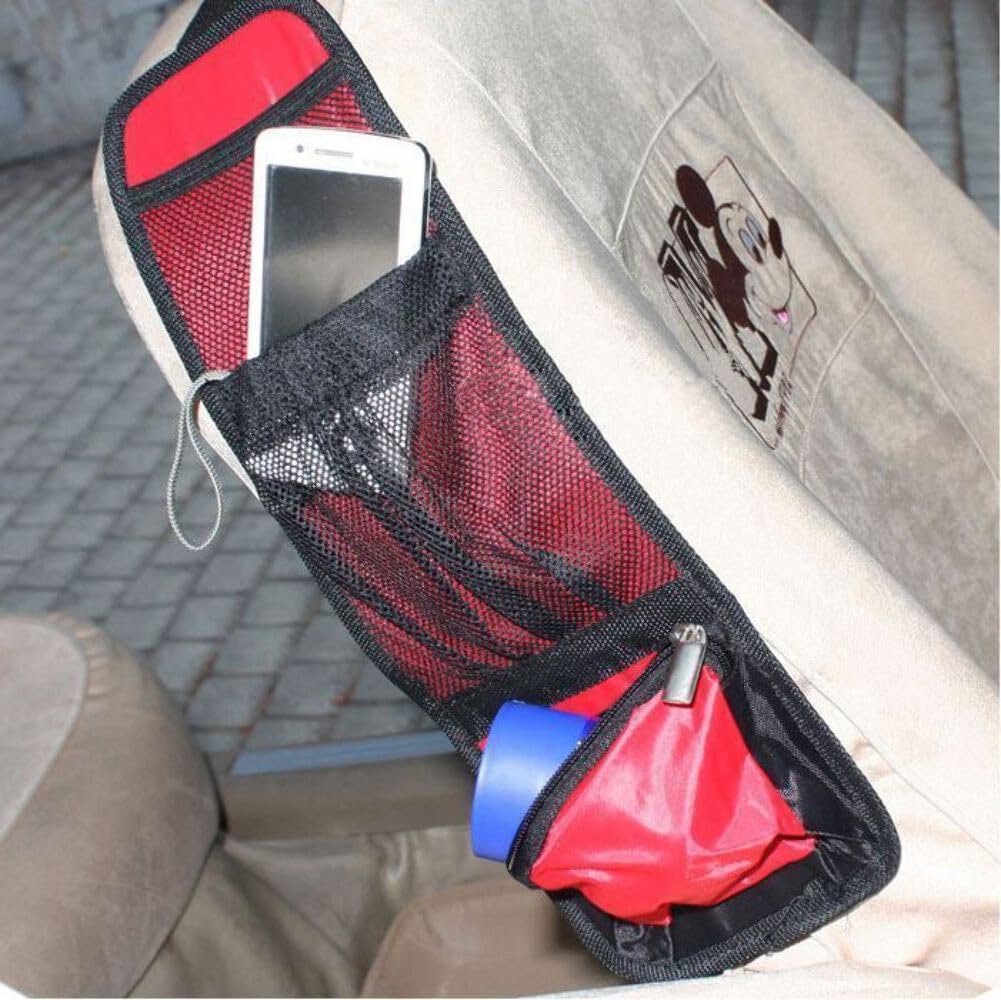 Blue Pirate Red Car Multi Side Pocket Seat Storage Hanging Bag Organise Pouch
