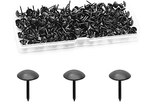 200 Pcs Decorative Black Thumb Tacks
