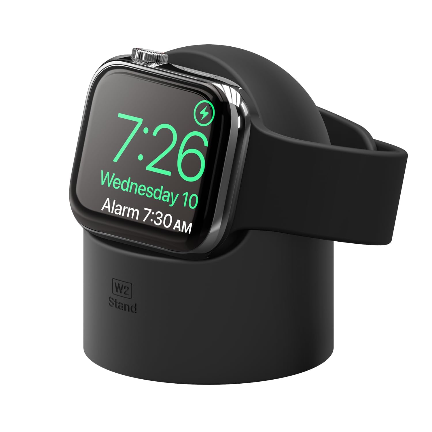 elago W2 Charger Stand Compatible with Apple Watch Series Ultra3/Ultra2/Ultra/11/10/9/8/7/6/5/4/3/2/1/SE3/SE2/SE1 (49mm, 46mm, 45mm, 44mm, 42mm, 41mm, 40mm, 38mm)