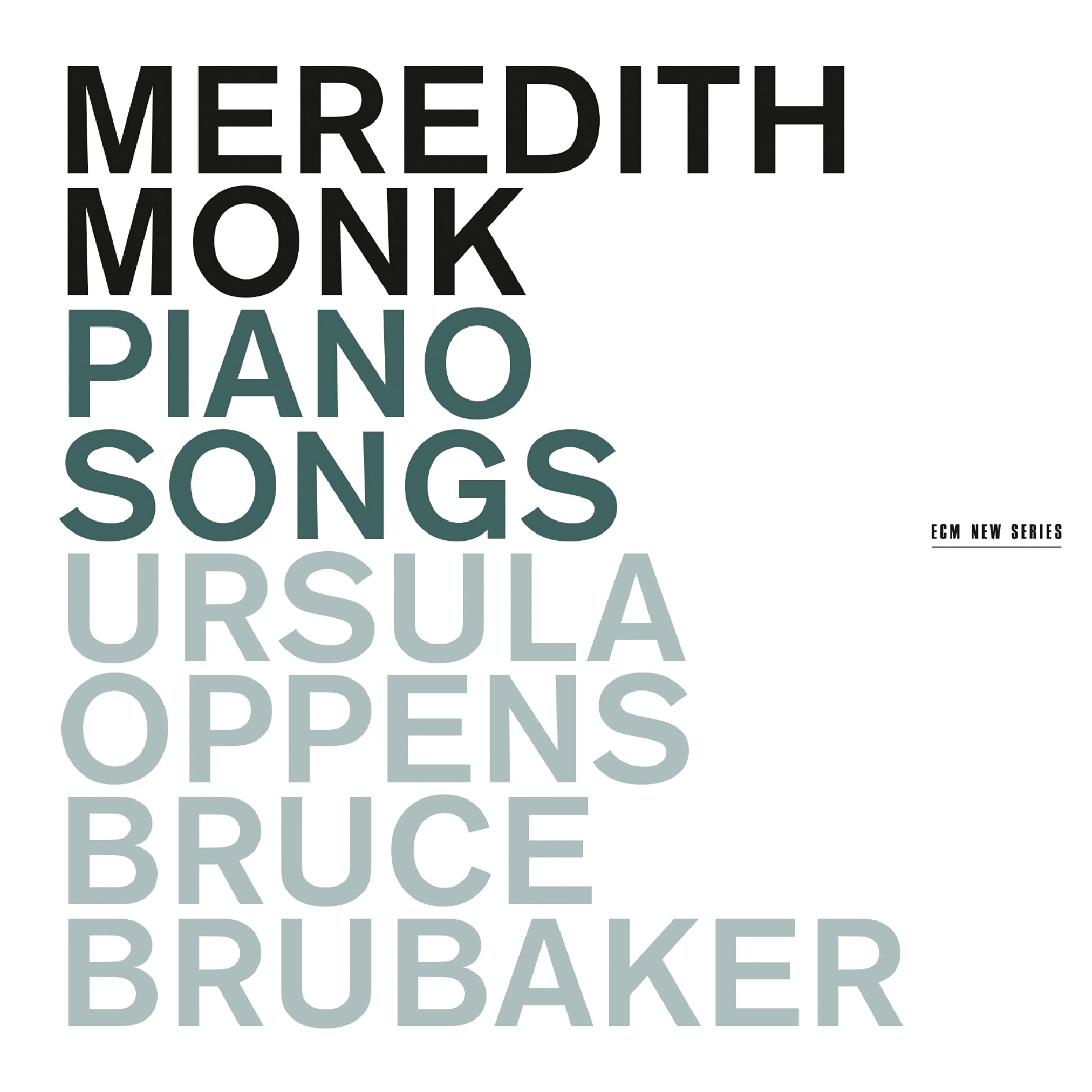 Piano Songs [Audio CD] MONK,MEREDITH