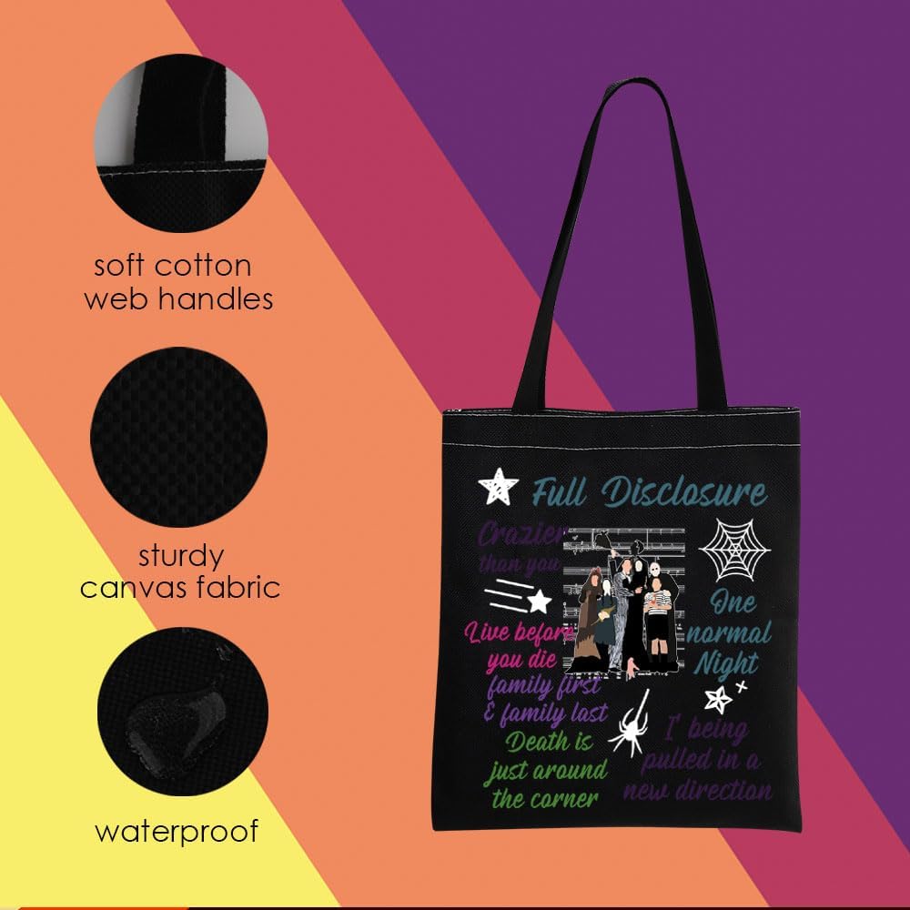 MNIGIU The AD Family Musical Tote Bag - Quote Merch - Image 3