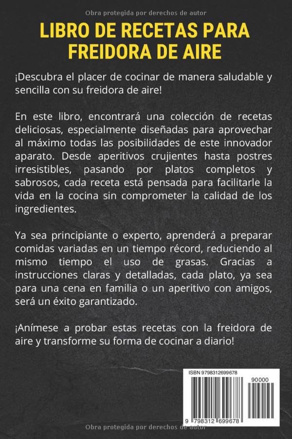 Miniatura 2 de Recetas de Air Fryer en Español Cocina fácil y rápida para cada día Platos variados y saludables sin esfuerzo con tu freidora de aire Descubre ...