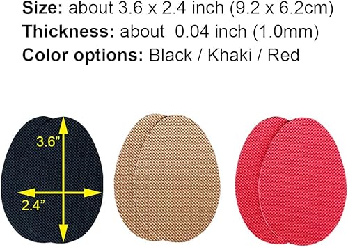 Miniatura 3 de Unikstep 8 pares (16 piezas) suela de zapato antideslizante agarre, Caqui