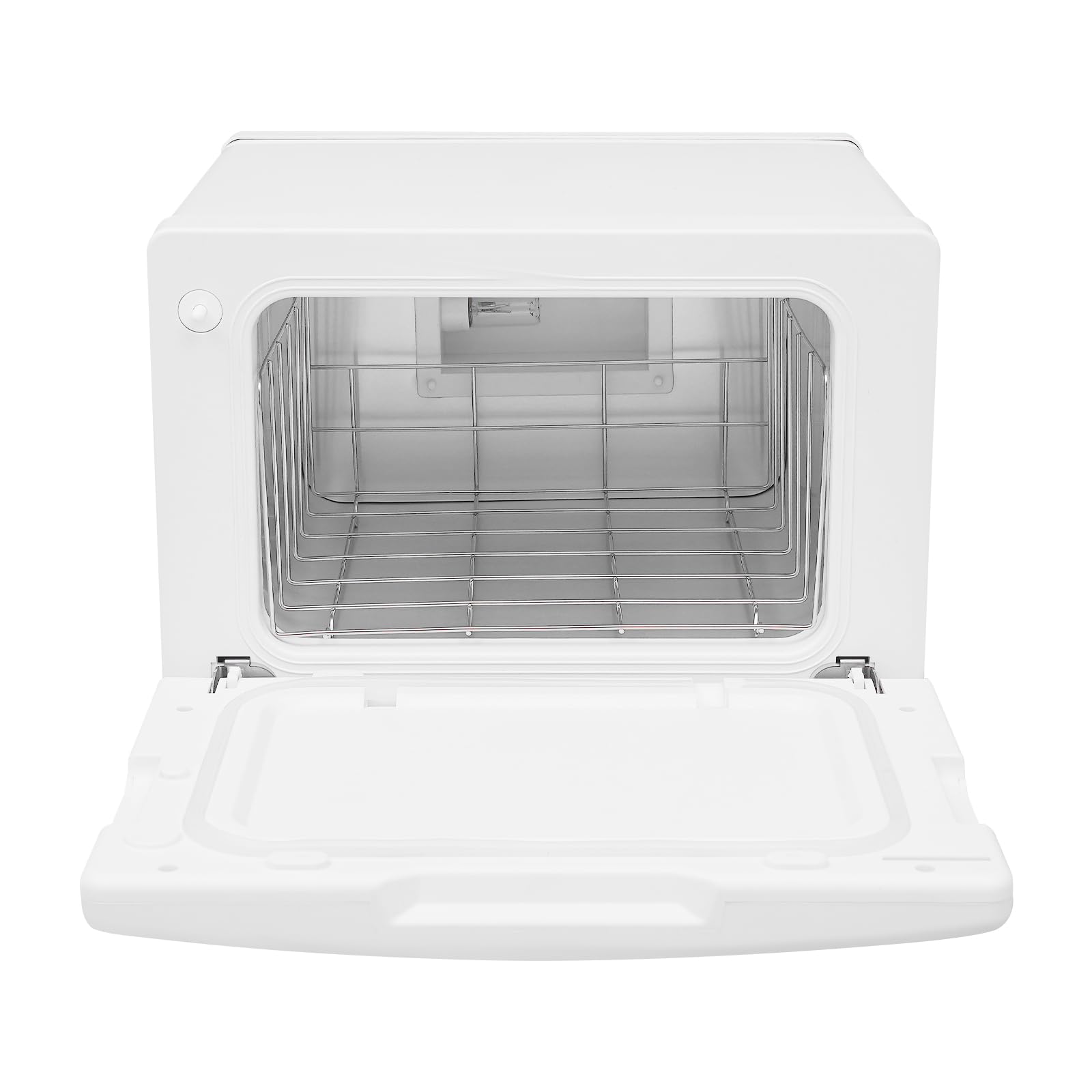Handtuchwärmer 8L, 130W Handtuchheizkörper Elektrisch | Towel Warmer mit Warenkorb, 30,5×30,5×24,5 cm Handtuchheizschrank für Friseursalon & Kosmetikstudio