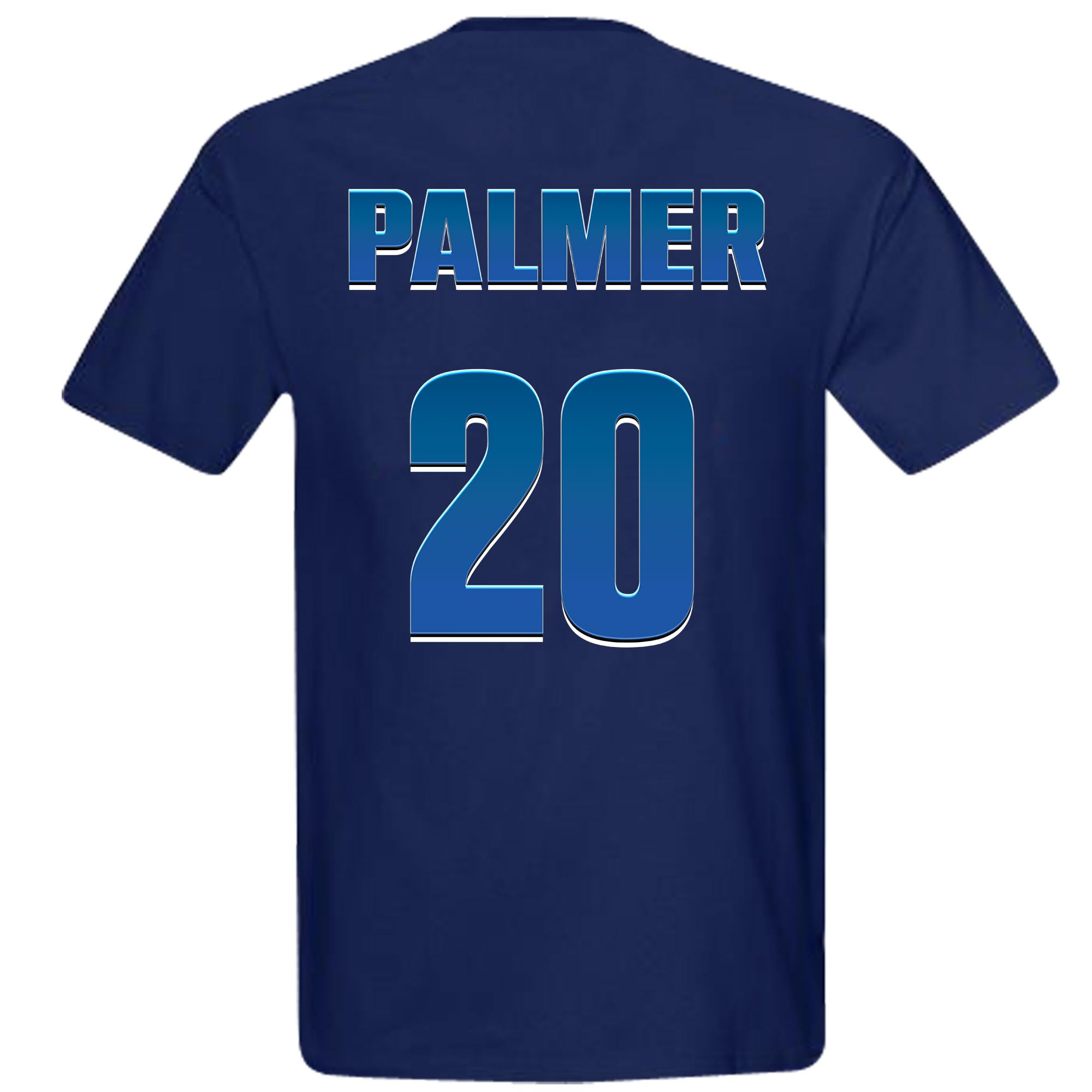 Cole Palmer 'The Cold One' England & Blues, maglietta da giocatore di calcio Cold Palmer, per adulti e bambini, unisex, in cotone