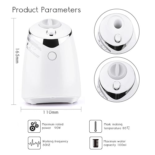 Miniatura 5 de Máquina de mascarillas faciales con 32 píldoras de colágeno, para hacer tus propias máscaras faciales, kit automático para el hogar, fabricante de