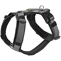HUNTER Imbracatura per cani Maldon UP, colore nero/grigio