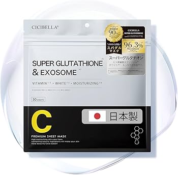 Amazon.co.jp: CICIBELLA グルタチオン パック 日本製 大容量 30