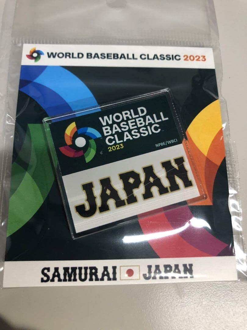 Amazon.co.jp: 侍ジャパン WBC 2023 ロゴピンバッジ 日本 : スポーツ