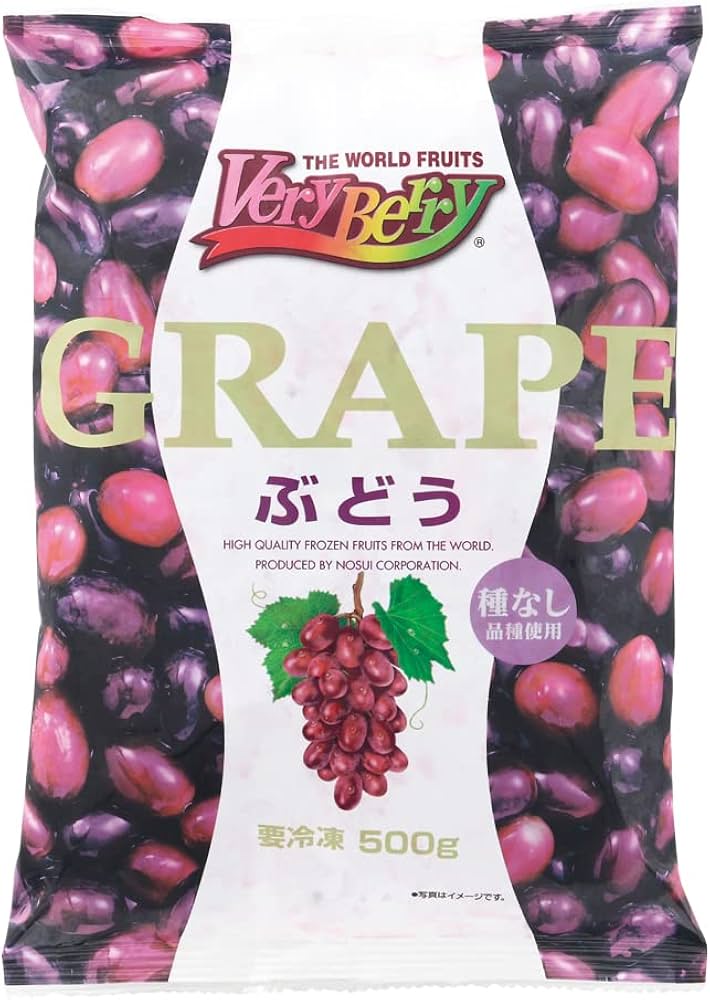 Amazon.co.jp: [冷凍] ノースイ ぶどう 500g×2 : 食品・飲料・お酒