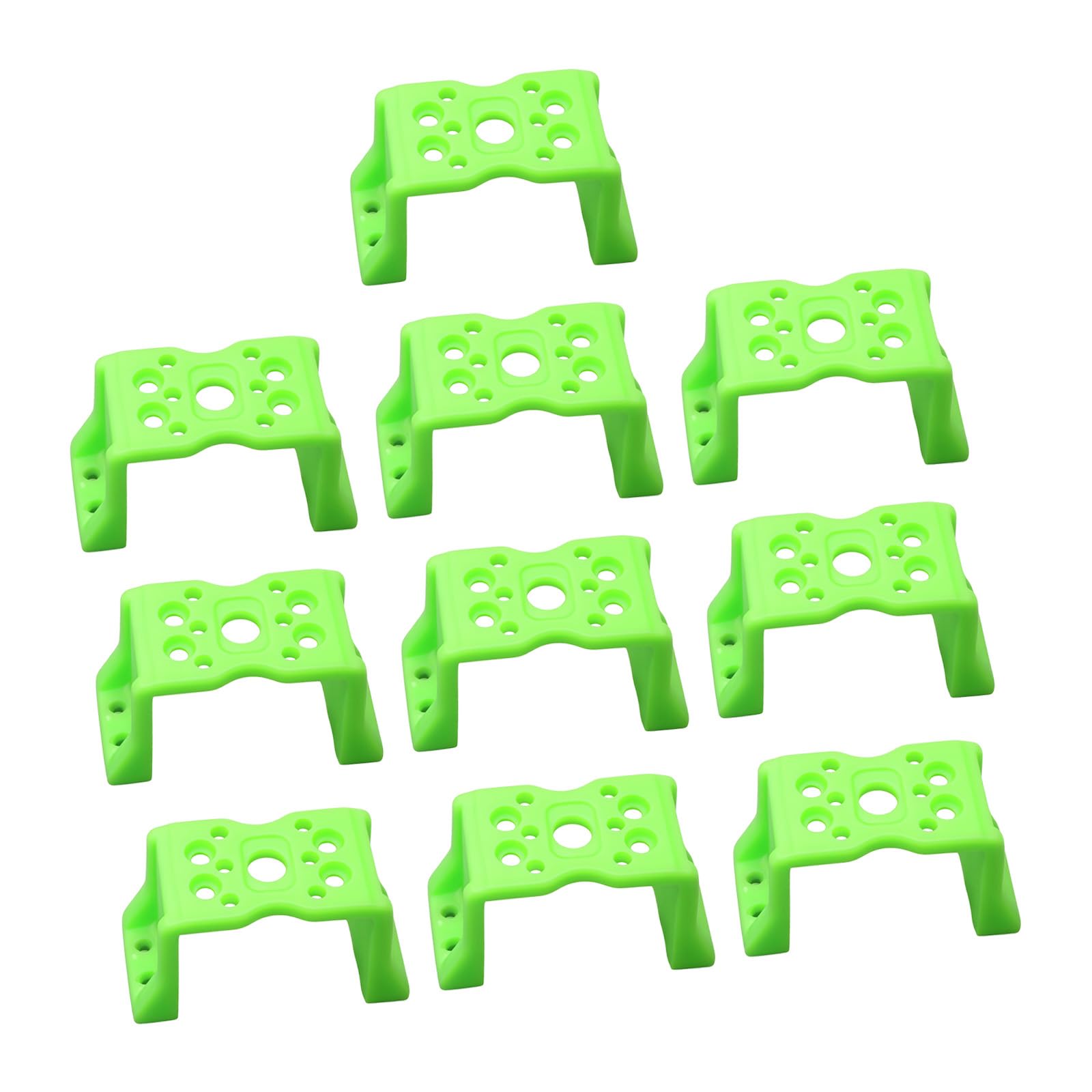Woedpez Green Motor Fastener Quick Install Stand For Hassle Release Assembly In Maker Projects And Hobby Set Quick Install Stand