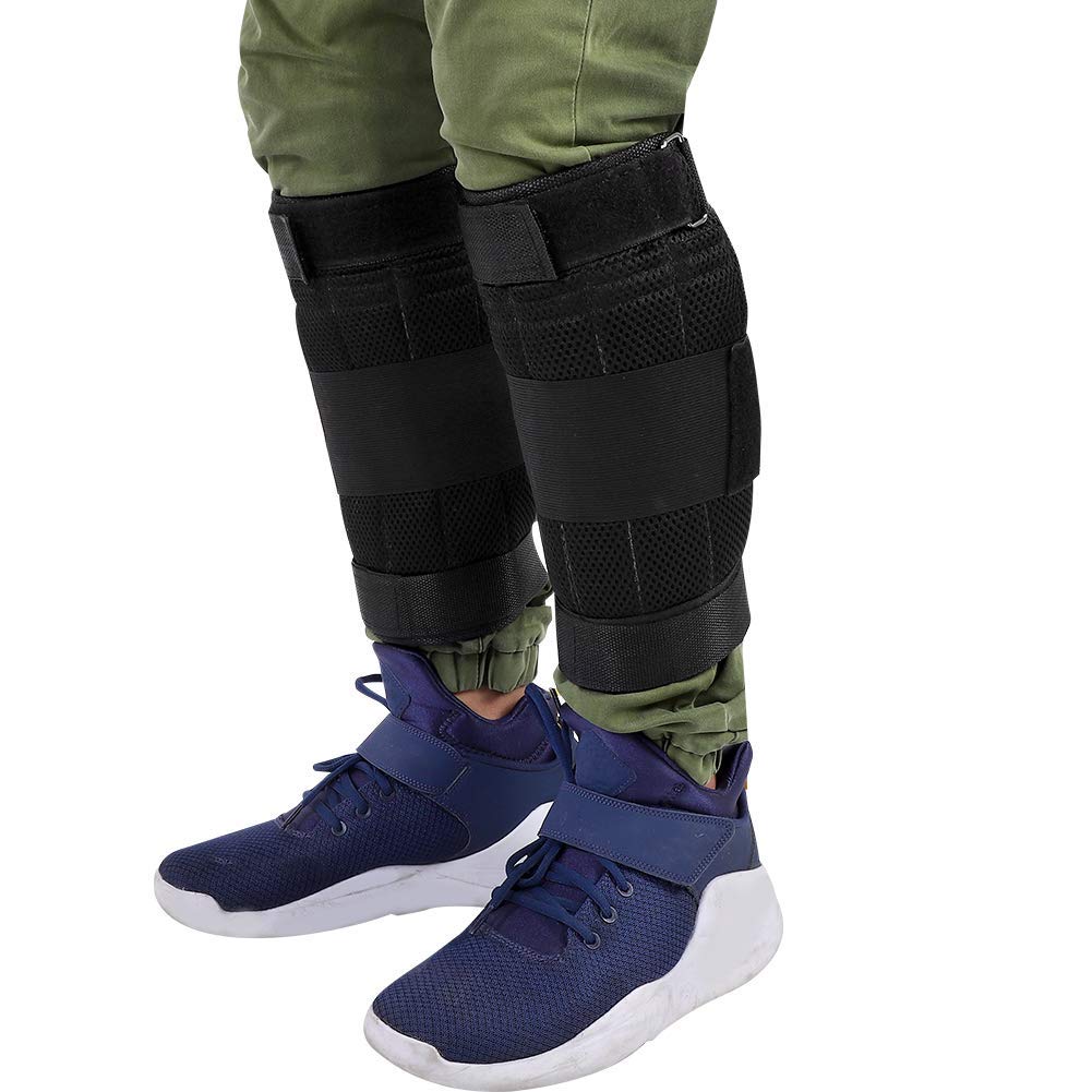 Bandes De Jambe Lestées Otufan – Réglables – Noires – Poids Modulable – Pour Marche, Jogging, Gymnastique