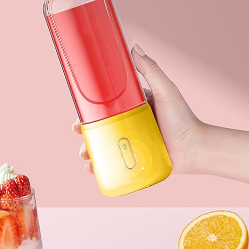 Miniatura 8 de Licuadora personal portátil para batidos y batidos, exprimidor de frutas recargable por USB con 6 cuchillas, licuadoras de mano para viajes