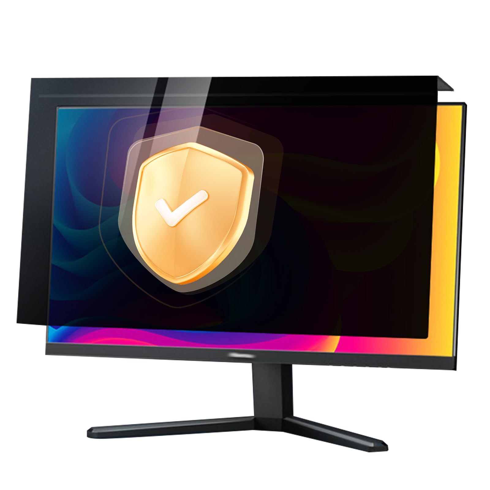 Filtro de privacidad para computadora, película antiluz Azul para computadora, Filtro de privacidad de Pantalla Ancha Seguro para los Ojos，32in 730 * 440mm