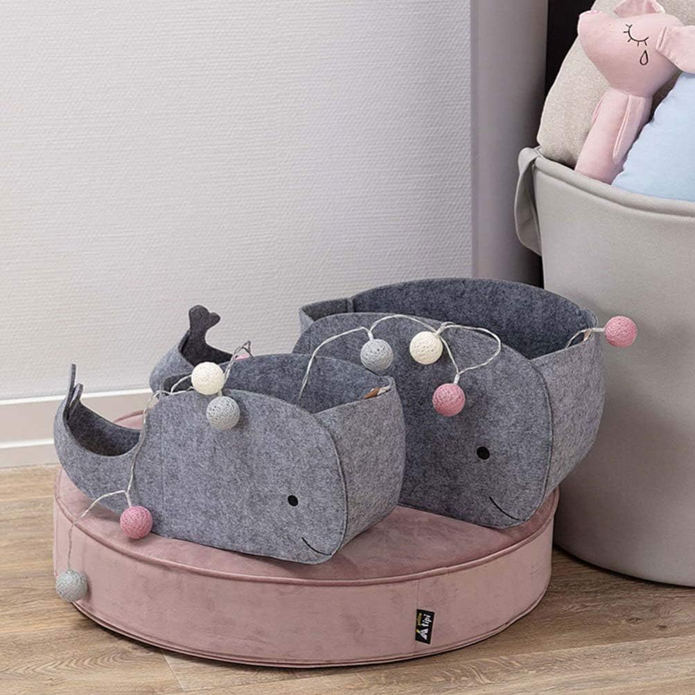 Yardwe Felt Storage Bag for Kids Toy Storage Organizer Pouch 20.07X9.84X7.48In Portable Clothes Bag Ideal for Dorm Room and Home Organization