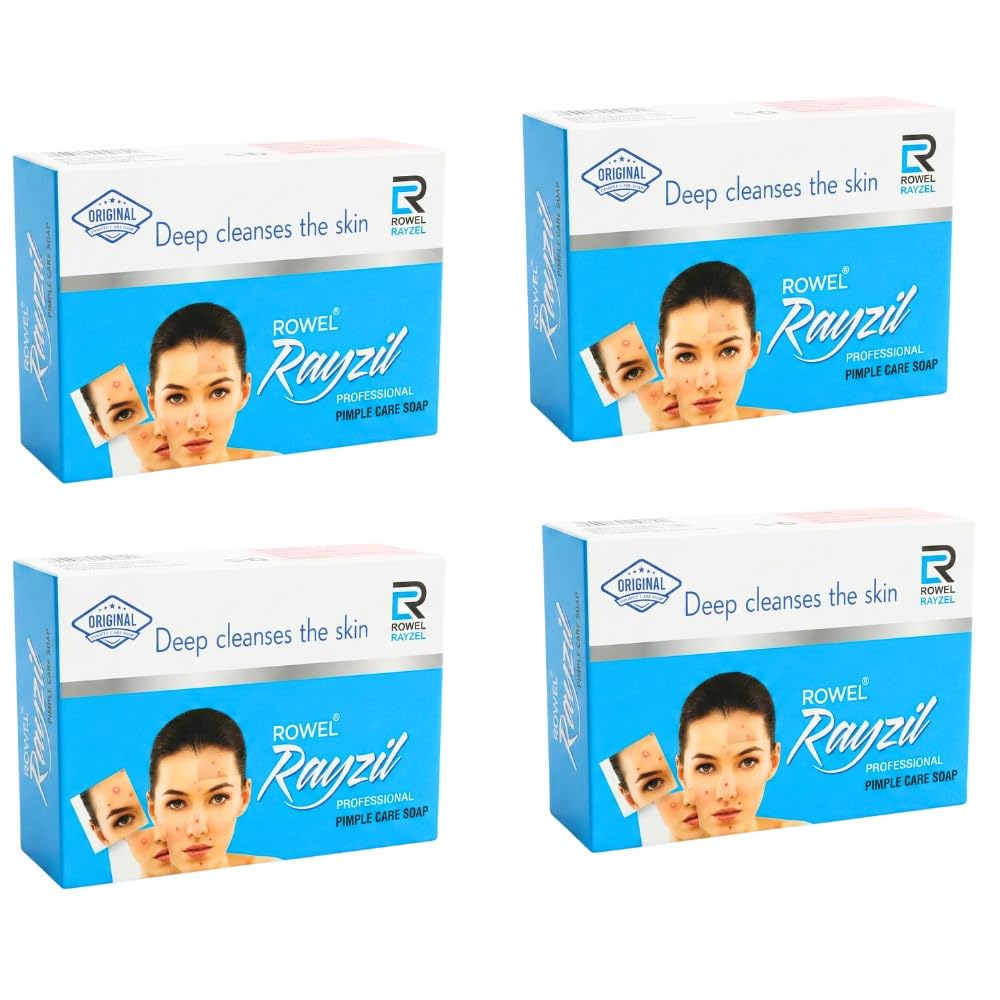 Pimple Care Soap Bar Pack of 4 | 75gm Each | 2% Salicylic Acid Acne Control Cleansing Soap for Clear Skin-image-8