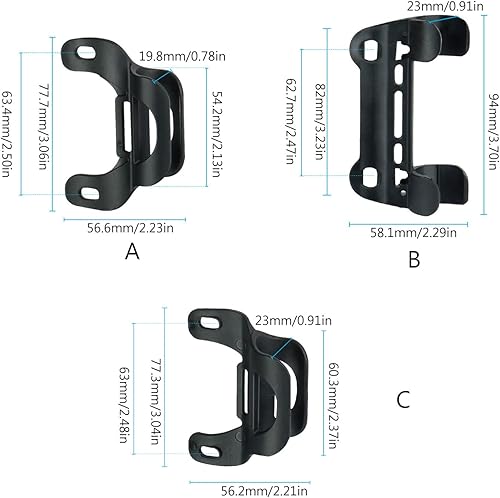 Miniatura 3 de Soporte de bomba de bicicleta Clip de soporte de bicicleta Soporte de retención de marco de fijación para bicicleta de carretera de montaña Soporte