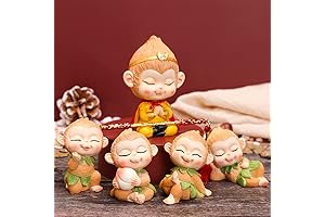5-Piece Monkey King Statue