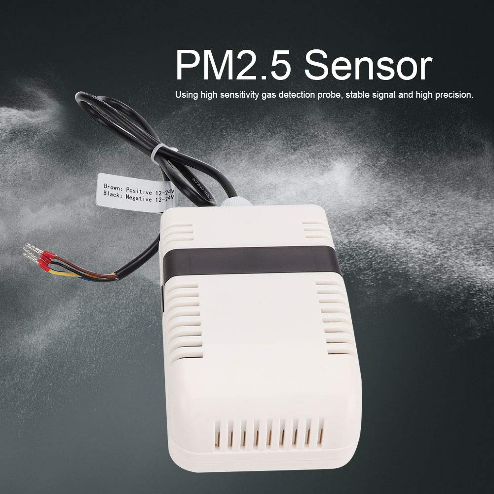 PM2.5 PM10 transmisor Detector de Polvo Sensor monitoreo de Calidad del Aire Negro a Prueba de Aceite señal Estable Impermeable