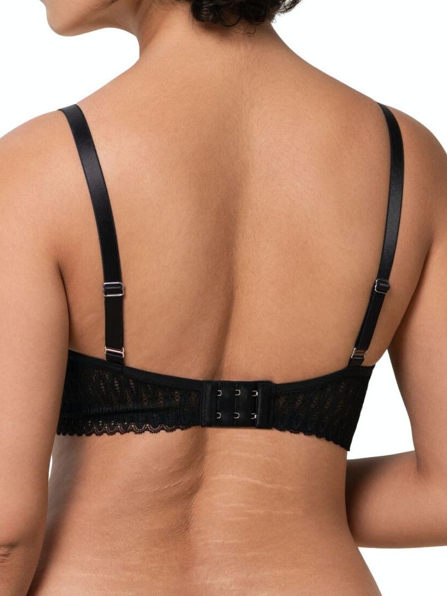 Triumph Damen BH Aura Spotlight WHP, mit Bügel, Gepolstert, Verstellbare Träger, 85B, Schwarz